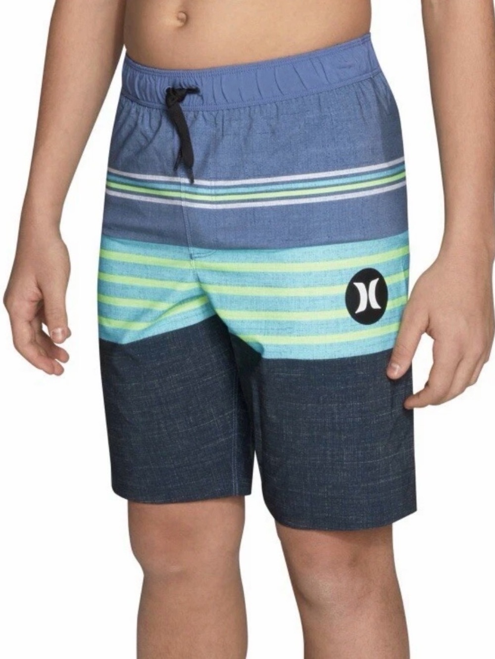 NWT 🌊 Hurley Boys Swim Trunks Shorts Drawstrings Lining Pocket